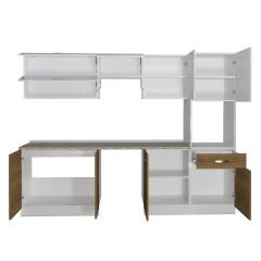 Decoraktiv Elite 280Y Ankastre Boy Dolaplı MDF Hazır Mutfak Dolabı Pera - Beyaz