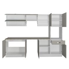 Decoraktiv Elite 280Y Ankastre Boy Dolaplı MDF Hazır Mutfak Dolabı Kumtaşı