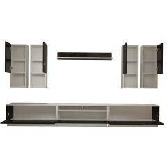 Decoraktiv Trendstyle 8DA Mdf Tv Ünitesi Tv Sehpası Beyaz - Siyah