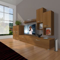 Decoraktiv Eko 6DA Slm Std Tv Ünitesi Tv Sehpası Ceviz