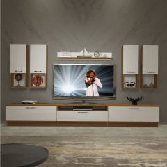 Decoraktiv Trendstyle 8DA Mdf Tv Ünitesi Tv Sehpası Ceviz - Beyaz