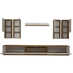 Decoraktiv Trendstyle 8DA Mdf Tv Ünitesi Tv Sehpası Ceviz - Beyaz