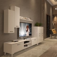 Decoraktiv Eko 6 Slm Dvd Silver Tv Ünitesi Tv Sehpası