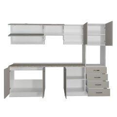 Decoraktiv Elite 280YQ Ankastre Boy Dolaplı MDF Hazır Mutfak Dolabı Kumtaşı