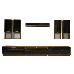 Decoraktiv Trendstyle 8DA Mdf Tv Ünitesi Tv Sehpası Ceviz - Siyah