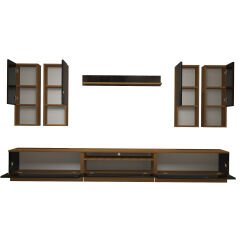 Decoraktiv Trendstyle 8DA Mdf Tv Ünitesi Tv Sehpası Ceviz - Siyah
