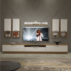 Decoraktiv Trendstyle 8DA Mdf Tv Ünitesi Tv Sehpası Pera - Beyaz