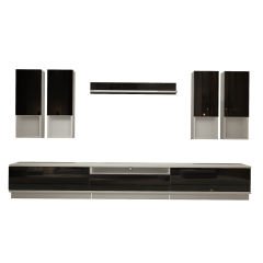 Decoraktiv Trendstyle 8DAS Mdf Tv Ünitesi Tv Sehpası Beyaz - Siyah
