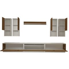 Decoraktiv Trendstyle 8DAS Mdf Tv Ünitesi Tv Sehpası Beyaz - Ceviz