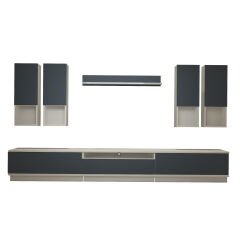 Decoraktiv Trendstyle 8DAS Mdf Tv Ünitesi Tv Sehpası Beyaz - Antrasit