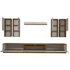 Decoraktiv Trendstyle 8DAS Mdf Tv Ünitesi Tv Sehpası Ceviz - Beyaz