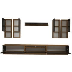 Decoraktiv Trendstyle 8DAS Mdf Tv Ünitesi Tv Sehpası Ceviz - Siyah