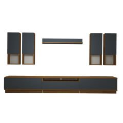 Decoraktiv Trendstyle 8DAS Mdf Tv Ünitesi Tv Sehpası Ceviz - Antrasit