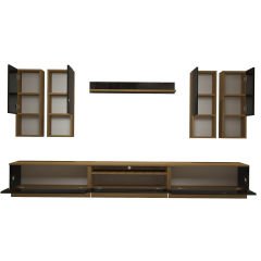 Decoraktiv Trendstyle 8DAS Mdf Tv Ünitesi Tv Sehpası Pera - Siyah