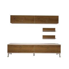 Decoraktiv Eko 5 Mdf Std Gold Tv Ünitesi Tv Sehpası Beyaz - Pera