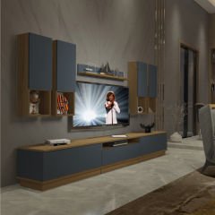 Decoraktiv Trendstyle 8DAS Mdf Tv Ünitesi Tv Sehpası Pera - Antrasit
