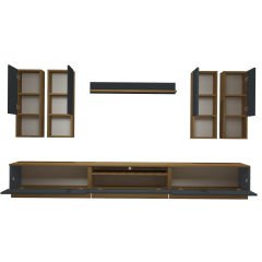 Decoraktiv Trendstyle 8DAS Mdf Tv Ünitesi Tv Sehpası Pera - Antrasit