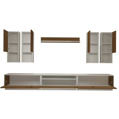 Decoraktiv Trendstyle 8DA Slm Tv Ünitesi Tv Sehpası Beyaz - Ceviz