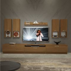 Decoraktiv Trendstyle 8DA Slm Tv Ünitesi Tv Sehpası Ceviz
