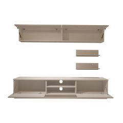 Decoraktiv Eko 5B Mdf Dvd Tv Ünitesi Tv Sehpası Parlak Beyaz