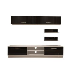 Decoraktiv Eko 5B Mdf Dvd Tv Ünitesi Tv Sehpası Beyaz - Siyah
