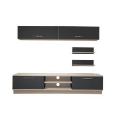 Decoraktiv Eko 5B Mdf Dvd Tv Ünitesi Tv Sehpası Beyaz - Antrasit