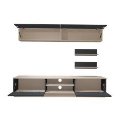 Decoraktiv Eko 5B Mdf Dvd Tv Ünitesi Tv Sehpası Beyaz - Antrasit