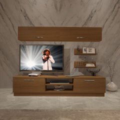 Decoraktiv Eko 5B Mdf Dvd Tv Ünitesi Tv Sehpası Ceviz