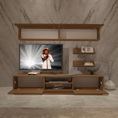 Decoraktiv Eko 5B Mdf Dvd Tv Ünitesi Tv Sehpası Ceviz