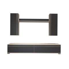 Decoraktiv Eko 7 Mdf Std Tv Ünitesi Tv Sehpası Beyaz - Antrasit