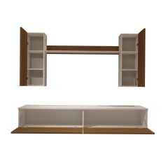 Decoraktiv Eko 7 Mdf Std Tv Ünitesi Tv Sehpası Beyaz - Ceviz