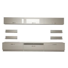 Decoraktiv Trendstyle 8Y Mdf Tv Ünitesi Tv Sehpası Parlak Beyaz