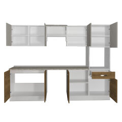 Decoraktiv Elite 280 Ankastre Boy Dolaplı MDF Hazır Mutfak Dolabı Pera - Kumtaşı