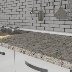 Decoraktiv Elite 280 Ankastre Boy Dolaplı MDF Hazır Mutfak Dolabı Pera - Kumtaşı