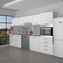 Decoraktiv Elite 280Q Ankastre Boy Dolaplı MDF Hazır Mutfak Dolabı
