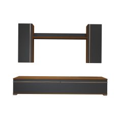 Decoraktiv Eko 7 Mdf Std Tv Ünitesi Tv Sehpası Ceviz - Antrasit