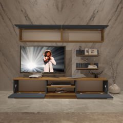Decoraktiv Eko 5B Mdf Dvd Tv Ünitesi Tv Sehpası Pera - Antrasit