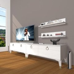 Decoraktiv Eko 220t Mdf Gold Tv Ünitesi Tv Sehpası