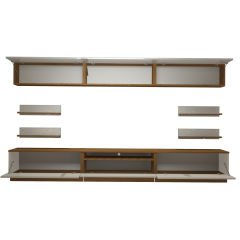 Decoraktiv Trendstyle 8Y Mdf Tv Ünitesi Tv Sehpası Ceviz - Beyaz