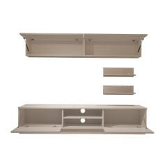 Decoraktiv Eko 5B Slm Dvd Tv Ünitesi Tv Sehpası Parlak Beyaz