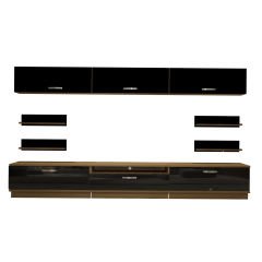 Decoraktiv Trendstyle 8Y Mdf Tv Ünitesi Tv Sehpası Pera - Siyah