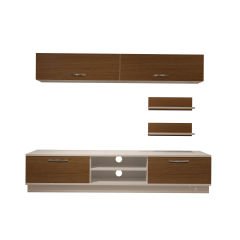 Decoraktiv Eko 5B Slm Dvd Tv Ünitesi Tv Sehpası Beyaz - Ceviz