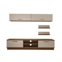 Decoraktiv Eko 5B Slm Dvd Tv Ünitesi Tv Sehpası Ceviz - Beyaz