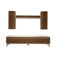 Decoraktiv Eko 7 Mdf Std Retro Tv Ünitesi Tv Sehpası Beyaz - Ceviz