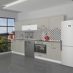 Decoraktiv Elite 280Y Ankastre MDF Hazır Mutfak Dolabı Kumtaşı
