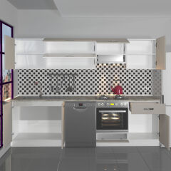 Decoraktiv Elite 280Y Ankastre MDF Hazır Mutfak Dolabı Kumtaşı