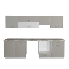 Decoraktiv Elite 280Y Ankastre MDF Hazır Mutfak Dolabı Kumtaşı