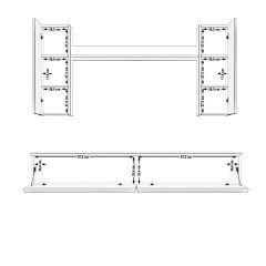 Decoraktiv Eko 5D Mdf Std Tv Ünitesi Tv Sehpası Pera