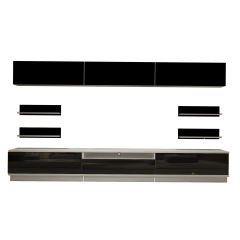 Decoraktiv Trendstyle 8YS Mdf Tv Ünitesi Tv Sehpası Beyaz - Siyah