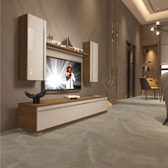 Decoraktiv Eko 5D Mdf Std Tv Ünitesi Tv Sehpası Pera - Beyaz